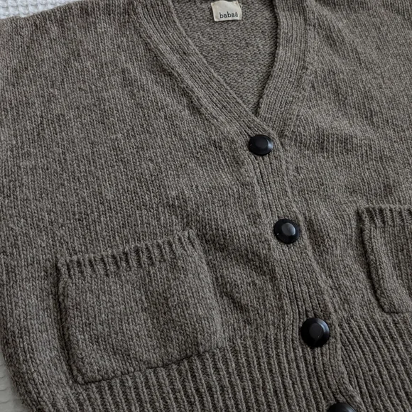 Babaa No17 Cardigan Dark Mist - Picture 2 of 4